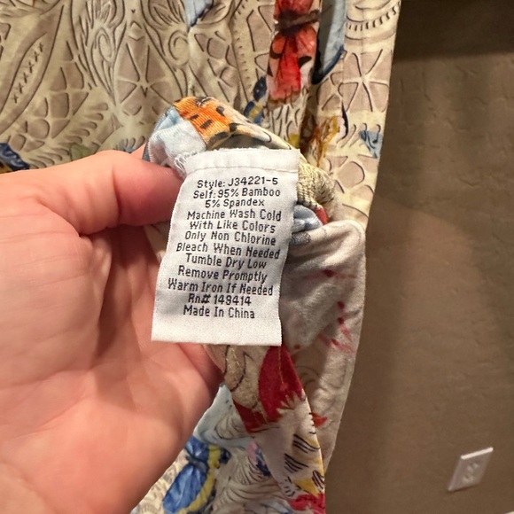 Johnny Was Mitchi Butterfly Swing Dress L - Picture 2 of 4